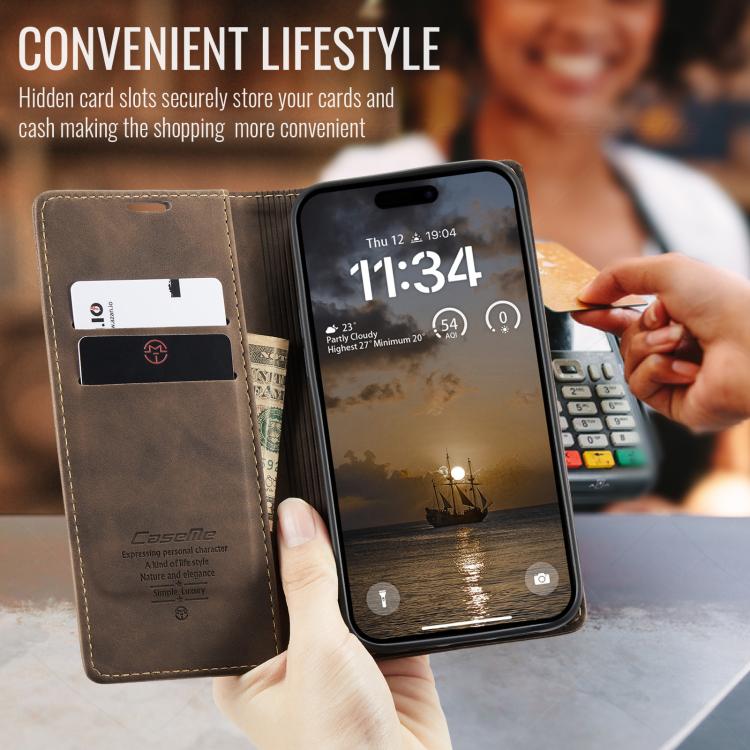 CaseMe 013 Multifunctional Horizontal Flip Leather Phone Case, For iPhone 16