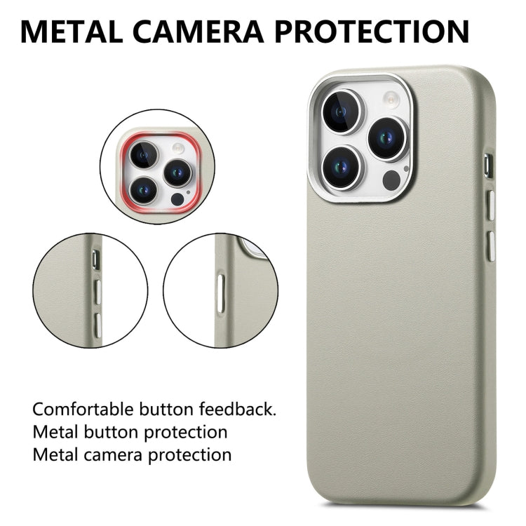 Electroplated Metal Button MagSafe Phone Case, For iPhone 13 Pro, For iPhone 13