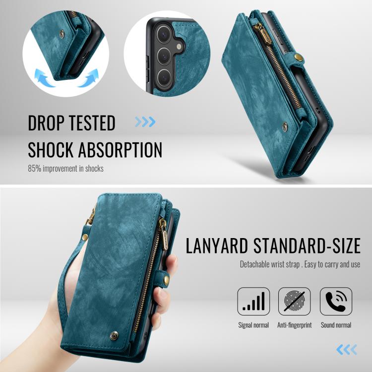 CaseMe 008 Detachable Multifunctional Leather Phone Case, For Samsung Galaxy A16 5G, For Samsung Galaxy A17