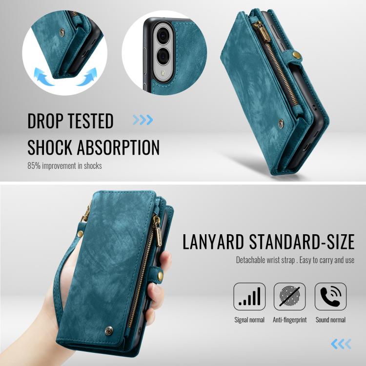 CaseMe 008 Detachable Multifunctional Leather Phone Case, For Samsung Galaxy A36 5G, For Samsung Galaxy S25 5G, For Samsung Galaxy S25+ 5G, For Samsung Galaxy S25 Ultra 5G