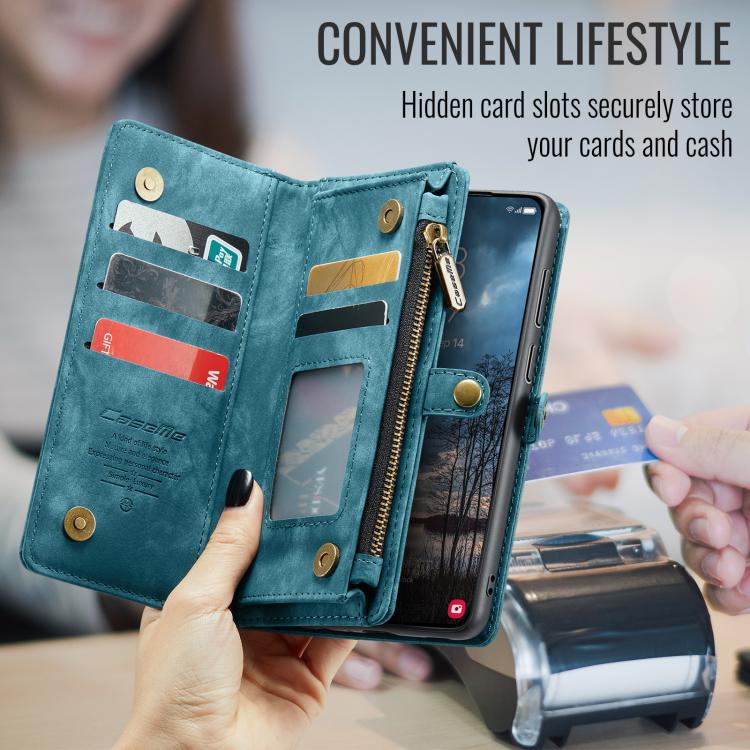 CaseMe 008 Detachable Multifunctional Leather Phone Case, For Samsung Galaxy A36 5G, For Samsung Galaxy S25 5G, For Samsung Galaxy S25+ 5G, For Samsung Galaxy S25 Ultra 5G