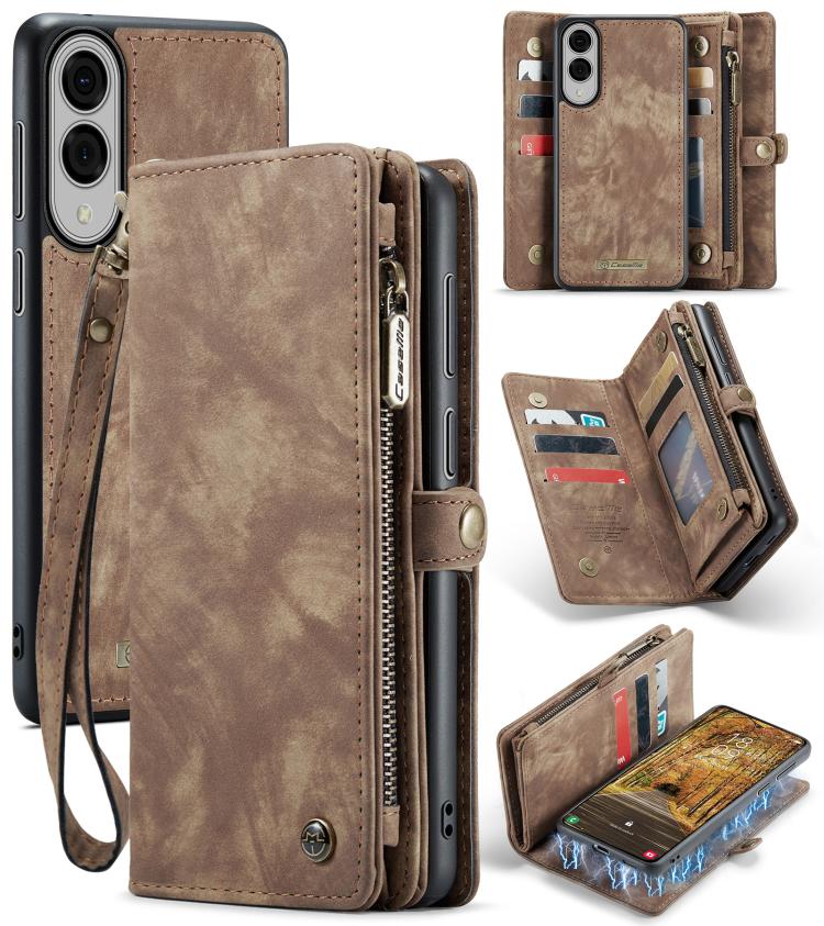 CaseMe 008 Detachable Multifunctional Leather Phone Case, For Samsung Galaxy A36 5G, For Samsung Galaxy S25 5G, For Samsung Galaxy S25+ 5G, For Samsung Galaxy S25 Ultra 5G
