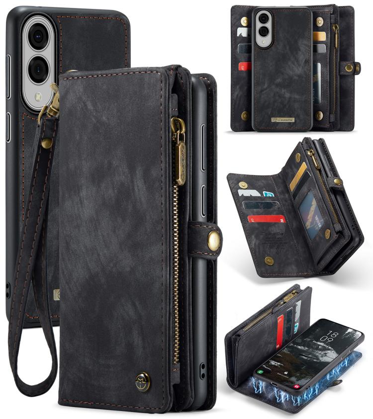 CaseMe 008 Detachable Multifunctional Leather Phone Case, For Samsung Galaxy A36 5G, For Samsung Galaxy S25 5G, For Samsung Galaxy S25+ 5G, For Samsung Galaxy S25 Ultra 5G