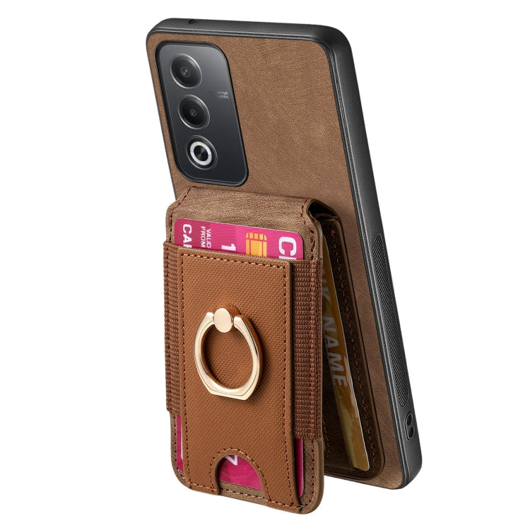 Retro Splitable Magnetic Stand Card Bag Leather Phone Case, For OPPO F19 Pro+, For OPPO F19 Pro, For OPPO Reno5 5G, For OPPO A15