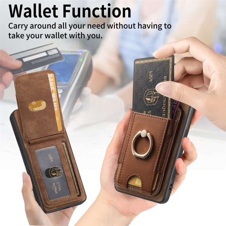 Retro Splitable Magnetic Stand Card Bag Leather Phone Case, For OPPO F19 Pro+, For OPPO F19 Pro, For OPPO Reno5 5G, For OPPO A15