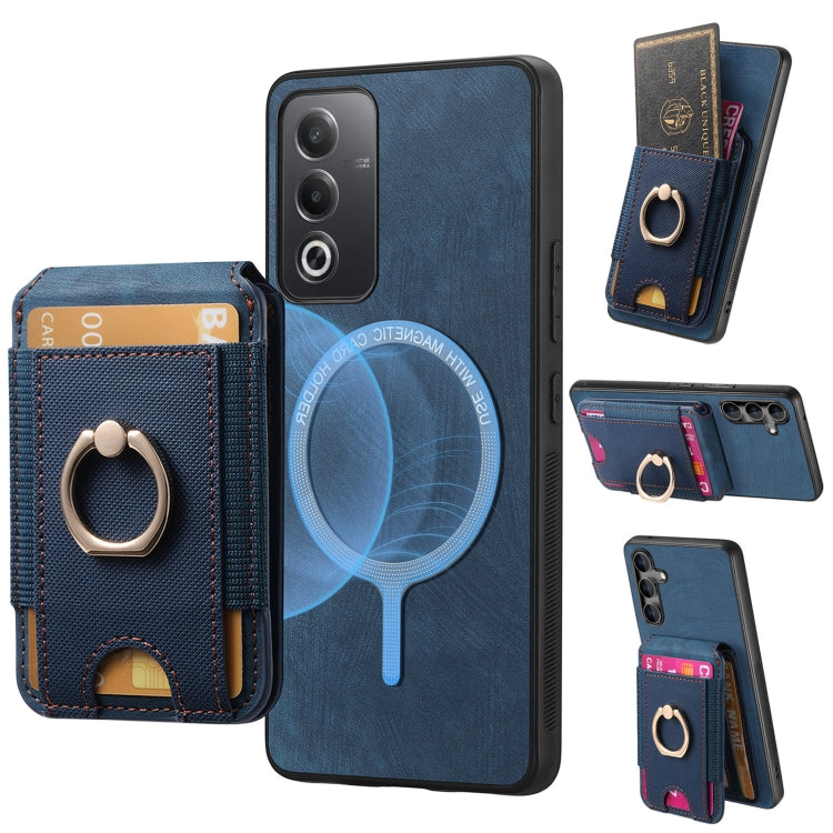 Retro Splitable Magnetic Stand Card Bag Leather Phone Case, For OPPO F19 Pro+, For OPPO F19 Pro, For OPPO Reno5 5G, For OPPO A15