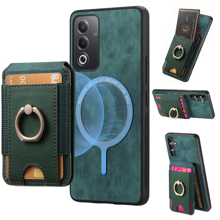 Retro Splitable Magnetic Stand Card Bag Leather Phone Case, For OPPO A79 5G, For OPPO Find X8, For OPPO Reno12 Pro Global, For OPPO Reno12 Global