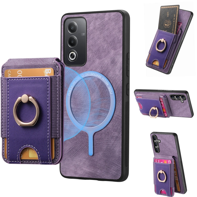 Retro Splitable Magnetic Stand Card Bag Leather Phone Case, For OPPO A79 5G, For OPPO Find X8, For OPPO Reno12 Pro Global, For OPPO Reno12 Global