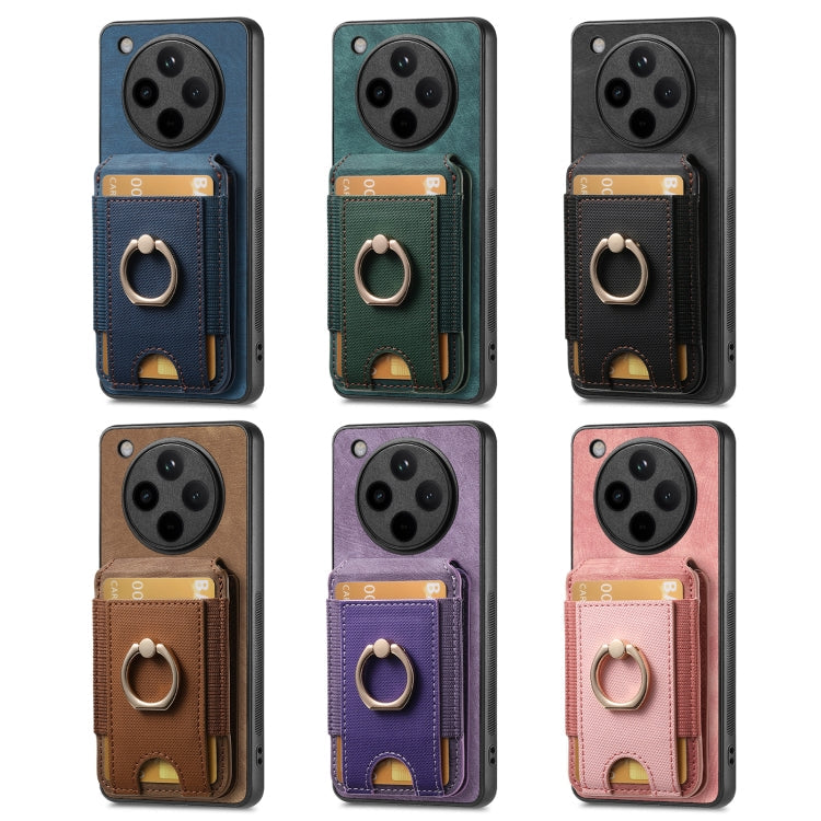 Retro Splitable Magnetic Stand Card Bag Leather Phone Case, For OPPO A79 5G, For OPPO Find X8, For OPPO Reno12 Pro Global, For OPPO Reno12 Global