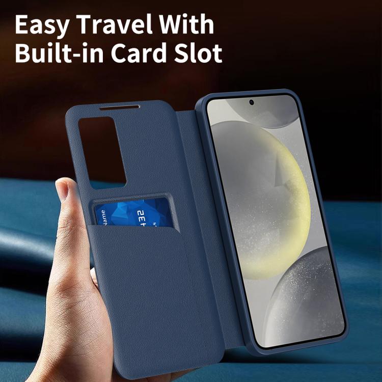 Samsung Galaxy S24 Ultra / S24+ / S24 / S23 FE Smart View Leather Case with Card Slot