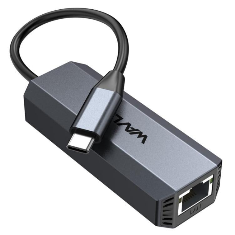 WAVLINK WL-NWU341G Laptop USB-C to 5000Mbps RJ45 LAN Ethernet Network Adapter, NWU341G