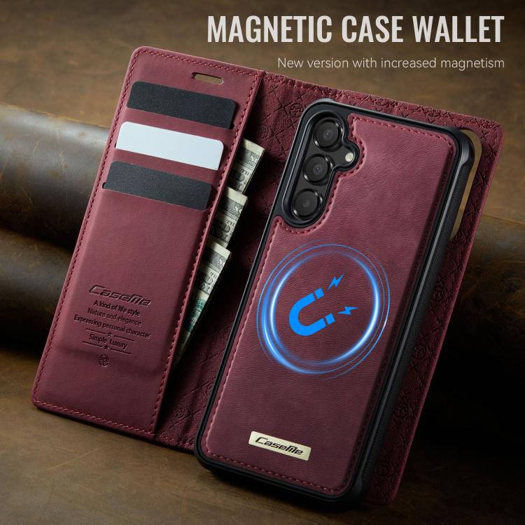 CaseMe C49 Magnetic RFID Blocking Detachable Wallet Leather Phone Case, For Samsung Galaxy S23 FE 5G, For Samsung Galaxy A54 5G, For Samsung Galaxy S23 Ultra 5G, For Samsung Galaxy S23+ 5G