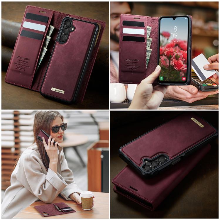 CaseMe C49 Magnetic RFID Blocking Detachable Wallet Leather Phone Case, For Samsung Galaxy S23 FE 5G, For Samsung Galaxy A54 5G, For Samsung Galaxy S23 Ultra 5G, For Samsung Galaxy S23+ 5G