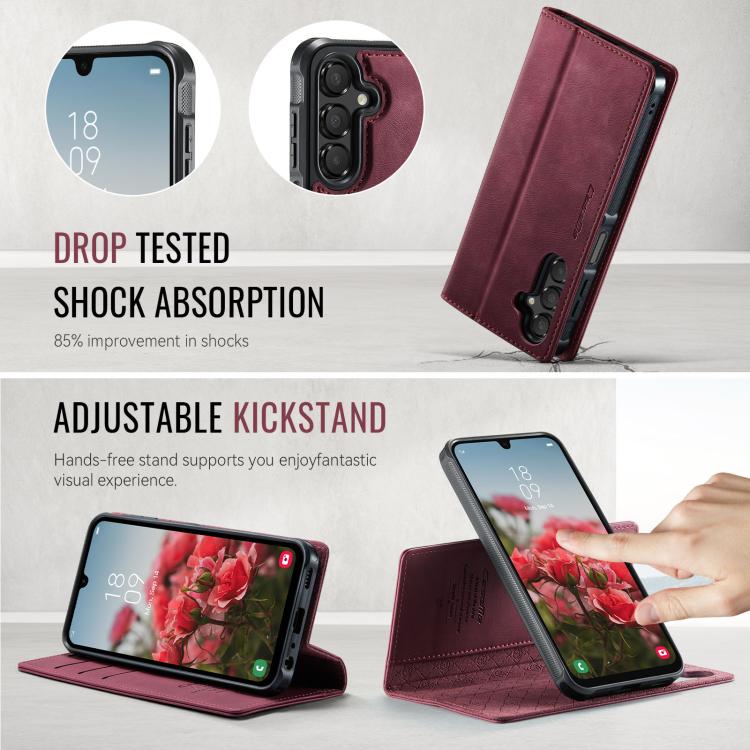 CaseMe C49 Magnetic RFID Blocking Detachable Wallet Leather Phone Case, For Samsung Galaxy S23 FE 5G, For Samsung Galaxy A54 5G, For Samsung Galaxy S23 Ultra 5G, For Samsung Galaxy S23+ 5G