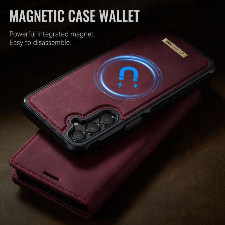 CaseMe C49 Magnetic RFID Blocking Detachable Wallet Leather Phone Case, For Samsung Galaxy S23 FE 5G, For Samsung Galaxy A54 5G, For Samsung Galaxy S23 Ultra 5G, For Samsung Galaxy S23+ 5G
