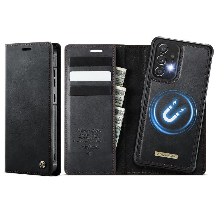 CaseMe C49 Magnetic RFID Blocking Detachable Wallet Leather Phone Case, For Samsung Galaxy S23 5G, For Samsung Galaxy S20 FE, For Samsung Galaxy A53 5G, For Samsung Galaxy S22 Ultra 5G