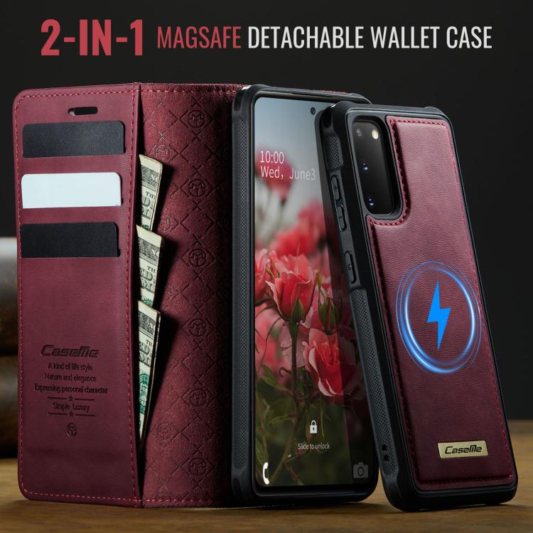 CaseMe C49 Magnetic RFID Blocking Detachable Wallet Leather Phone Case, For Samsung Galaxy S20+, For Samsung Galaxy A17, For Samsung Galaxy S24 / S25, For Samsung Galaxy S24+ / S25+