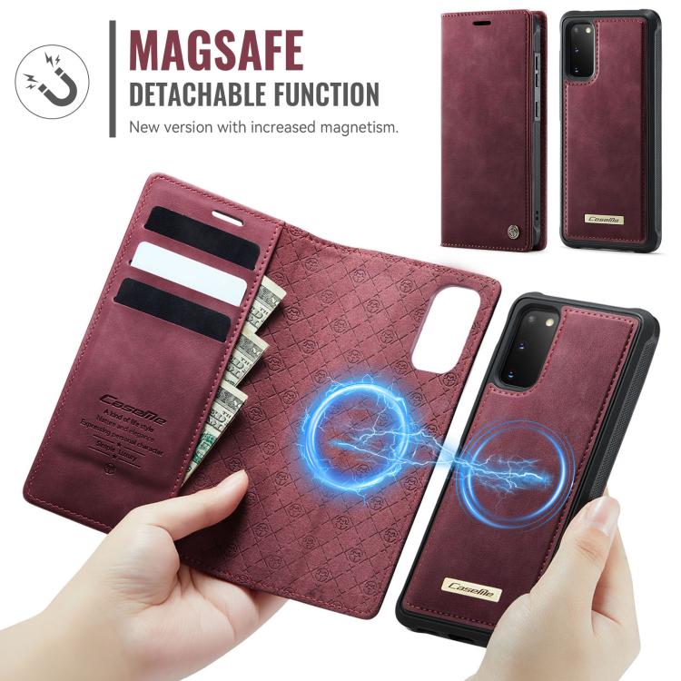 CaseMe C49 Magnetic RFID Blocking Detachable Wallet Leather Phone Case, For Samsung Galaxy S20+, For Samsung Galaxy A17, For Samsung Galaxy S24 / S25, For Samsung Galaxy S24+ / S25+