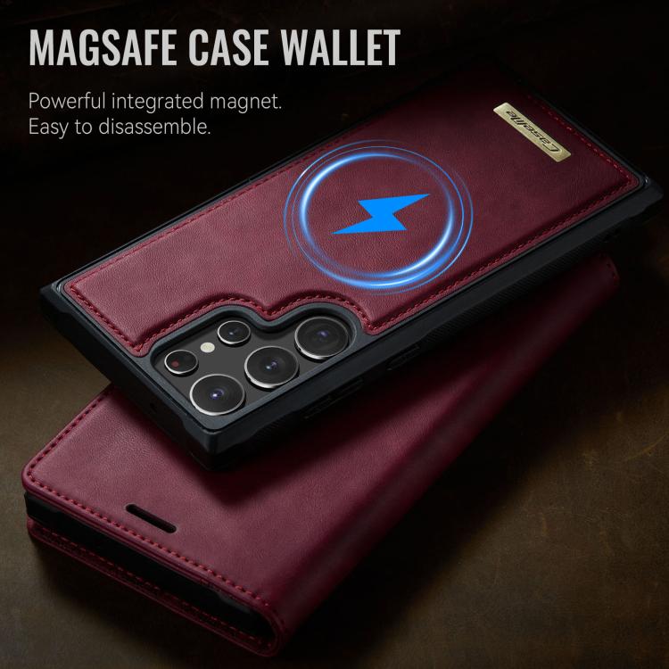 CaseMe C49 Magnetic RFID Blocking Detachable Wallet Leather Phone Case, For Samsung Galaxy S22+ 5G, For Samsung Galaxy S22 5G, For Samsung Galaxy S21 FE 5G, For Samsung Galaxy S21 5G