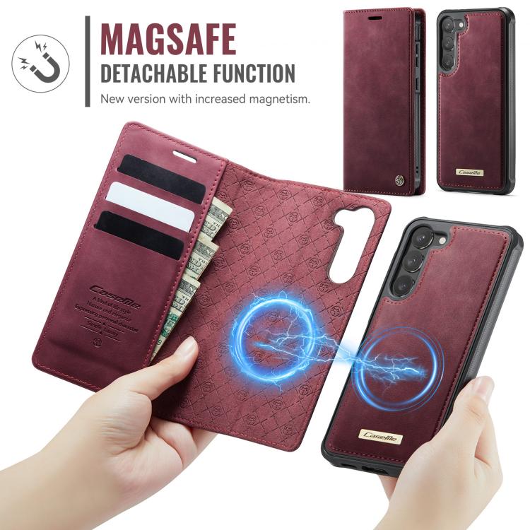 CaseMe C49 Magnetic RFID Blocking Detachable Wallet Leather Phone Case, For Samsung Galaxy S23 5G, For Samsung Galaxy S20 FE, For Samsung Galaxy A53 5G, For Samsung Galaxy S22 Ultra 5G