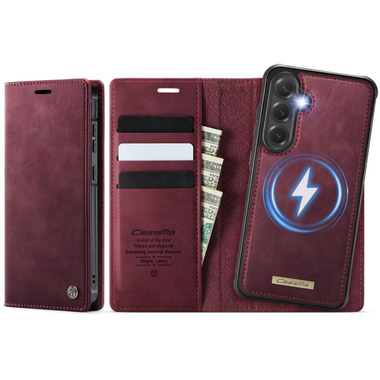 CaseMe C49 Magnetic RFID Blocking Detachable Wallet Leather Phone Case, For Samsung Galaxy S23 FE 5G, For Samsung Galaxy A54 5G, For Samsung Galaxy S23 Ultra 5G, For Samsung Galaxy S23+ 5G