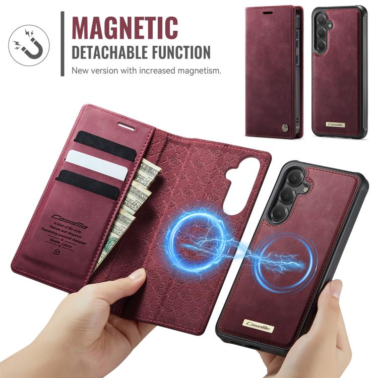 CaseMe C49 Magnetic RFID Blocking Detachable Wallet Leather Phone Case, For Samsung Galaxy A14 5G / M44, For Samsung Galaxy A55 / A35 5G, For Samsung Galaxy A13 / A04s, For Samsung Galaxy A52 / A52s