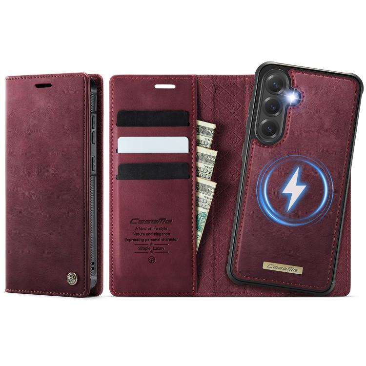 CaseMe C49 Magnetic RFID Blocking Detachable Wallet Leather Phone Case, For Samsung Galaxy A14 5G / M44, For Samsung Galaxy A55 / A35 5G, For Samsung Galaxy A13 / A04s, For Samsung Galaxy A52 / A52s