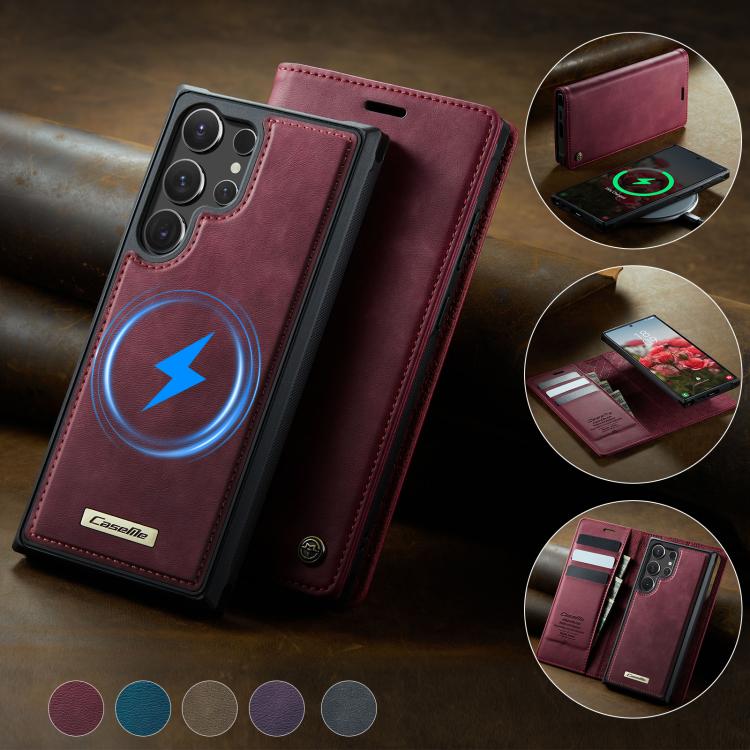 CaseMe C49 Magnetic RFID Blocking Detachable Wallet Leather Phone Case, For Samsung Galaxy A16 5G, For Samsung Galaxy S24 FE 5G, For Samsung Galaxy S24 Ultra 5G, For Samsung Galaxy A15