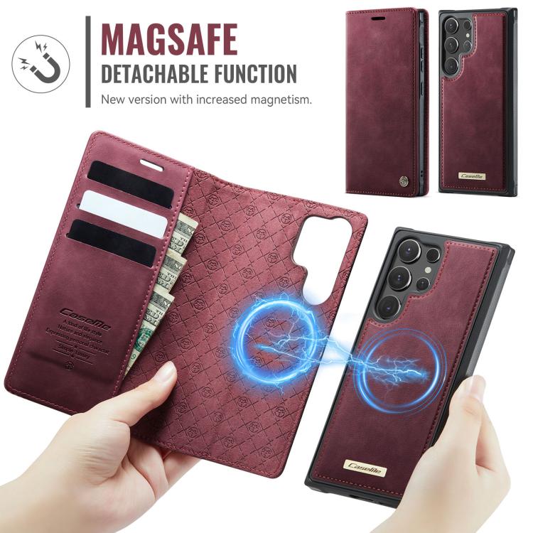 CaseMe C49 Magnetic RFID Blocking Detachable Wallet Leather Phone Case, For Samsung Galaxy A16 5G, For Samsung Galaxy S24 FE 5G, For Samsung Galaxy S24 Ultra 5G, For Samsung Galaxy A15