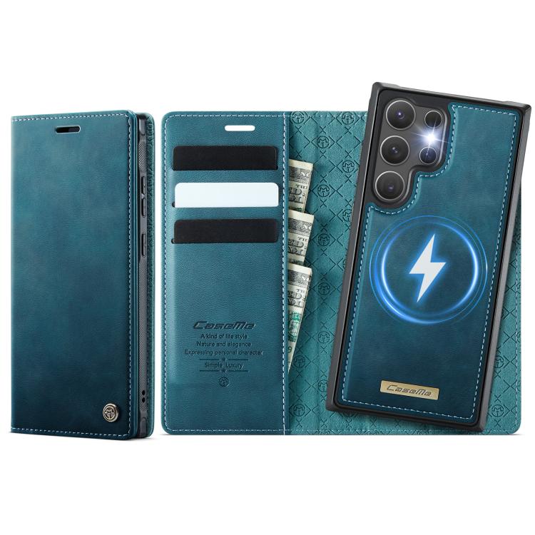 CaseMe C49 Magnetic RFID Blocking Detachable Wallet Leather Phone Case, For Samsung Galaxy S25 Ultra 5G, For Samsung Galaxy A16 5G, For Samsung Galaxy S24 FE 5G, For Samsung Galaxy S24 Ultra 5G