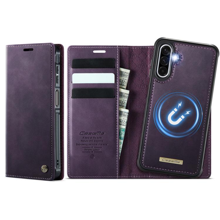 CaseMe C49 Magnetic RFID Blocking Detachable Wallet Leather Phone Case, For Samsung Galaxy S20+, For Samsung Galaxy A17, For Samsung Galaxy S24 / S25, For Samsung Galaxy S24+ / S25+