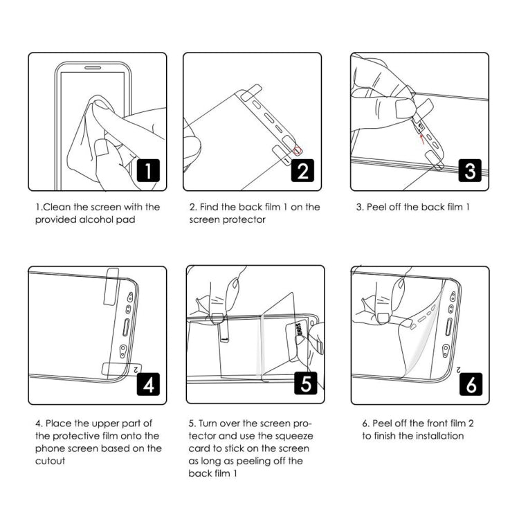 ENKAY Hat-Prince 0.1mm 3D Full Screen Protector Explosion-proof Hydrogel Film for, For Galaxy Note10, For Galaxy Note10+