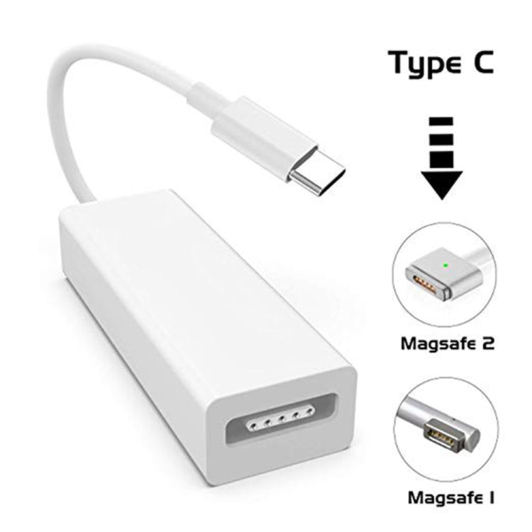 USB C to Magnetic Mag-Safe Adapter,Mag-Safe to Type C Charging Converter Adapter Compatible for MacBook Pro/Air,Nintendo Switch,Phone and Other USB C Devices, Compatible