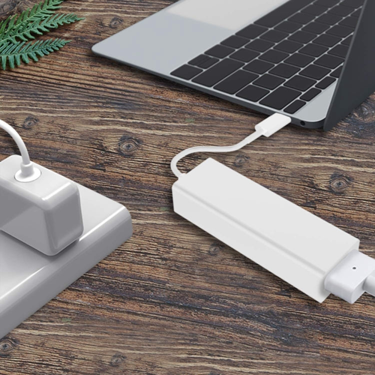 USB C to Magnetic Mag-Safe Adapter,Mag-Safe to Type C Charging Converter Adapter Compatible for MacBook Pro/Air,Nintendo Switch,Phone and Other USB C Devices, Compatible