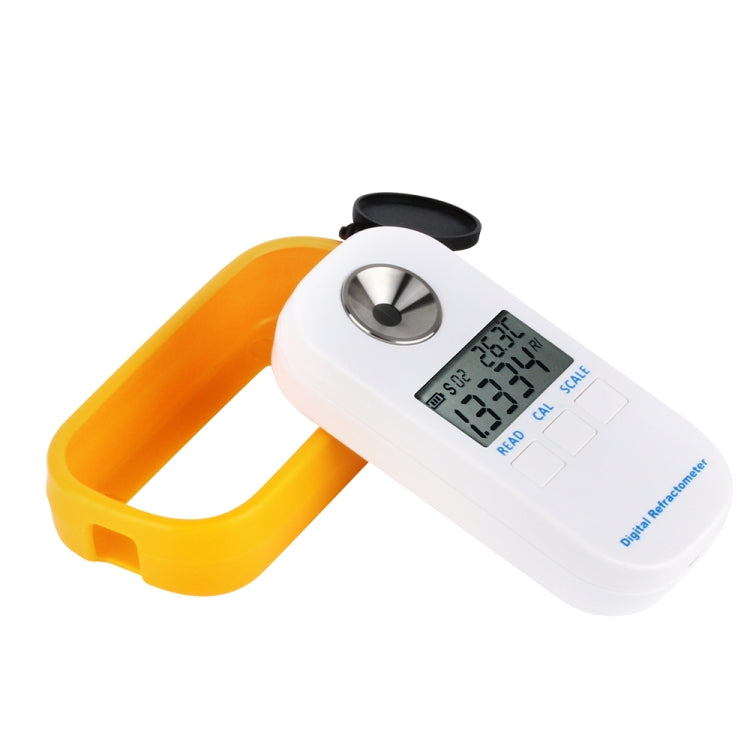 DR301 Digital Honey Refractometer Measuring Sugar Content Meter Range 090 Brix Refractometer Baume Honey Water Concentration Tool, DR301