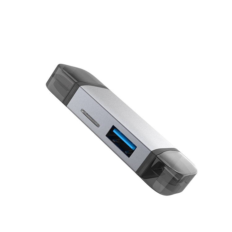 Typce-C+USB+Micro USB  OTG  Card Reader