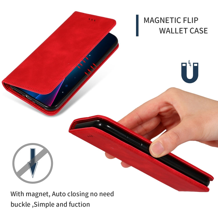 Retro Skin Feel Business Magnetic Horizontal Flip Leather Case, For Huawei Nova5i Pro