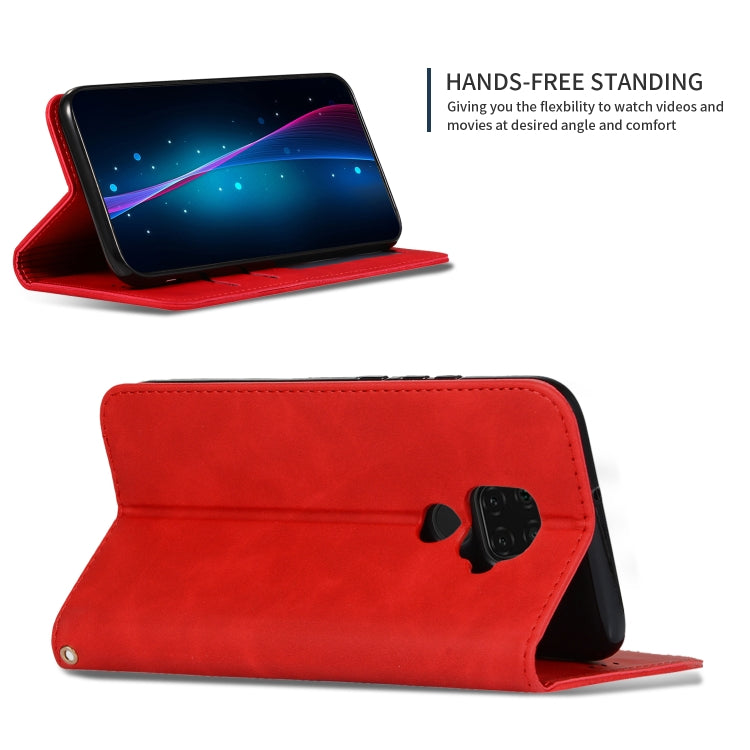 Retro Skin Feel Business Magnetic Horizontal Flip Leather Case, For Huawei Nova5i Pro
