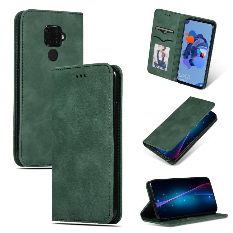 Retro Skin Feel Business Magnetic Horizontal Flip Leather Case, For Huawei Nova5i Pro