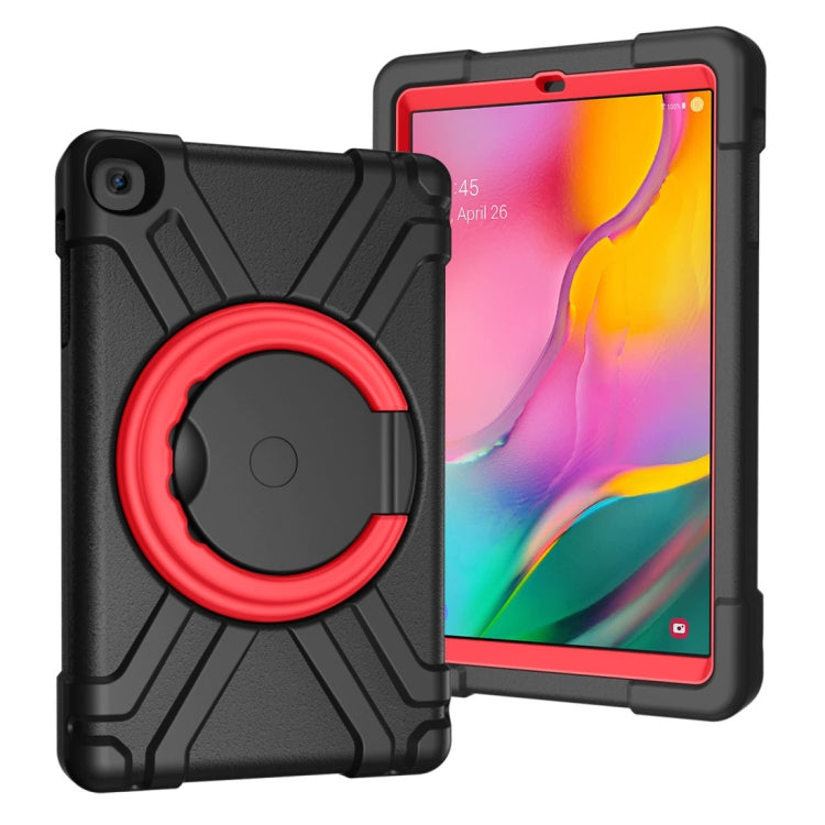 EVA + PC Flat Protective Shell with 360 ° Rotating Bracket, For Galaxy Tab A 10.1 (2019)