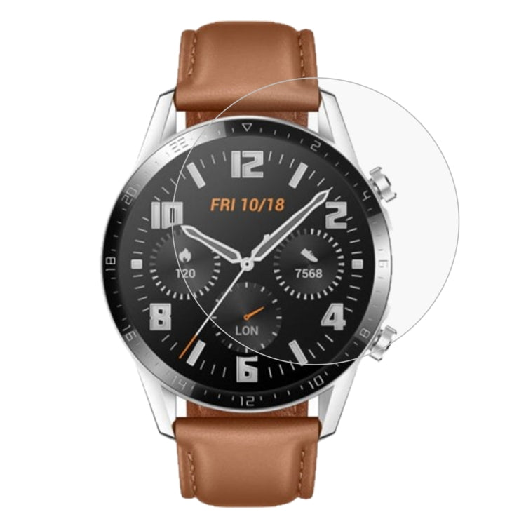 For HUAWEI Watch GT 2 46mm (2019) ENKAY Hat-Prince 0.2mm 9H 2.15D Curved Edge Tempered Glass Film, For HUAWEI Watch GT 2 46mm (2019)  (1 PC), For HUAWEI Watch GT 2 46mm (2019) (2 PCS)