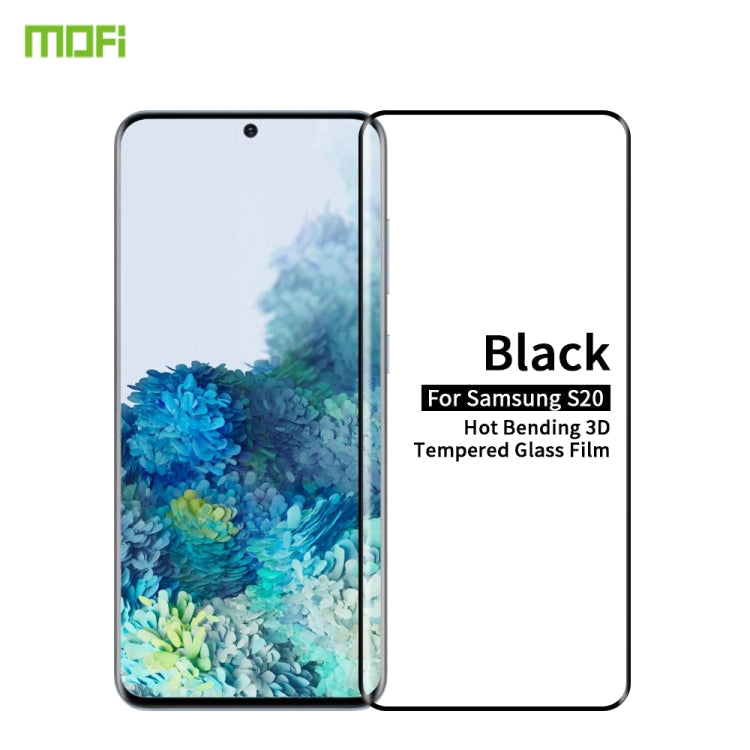 MOFI 9H 3D Explosion Proof Thermal Bending Full Screen Covered Tempered Glass Film, For Samsung Galaxy S20, For Samsung Galaxy S20 Plus, For Samsung Galaxy S20 Ultra