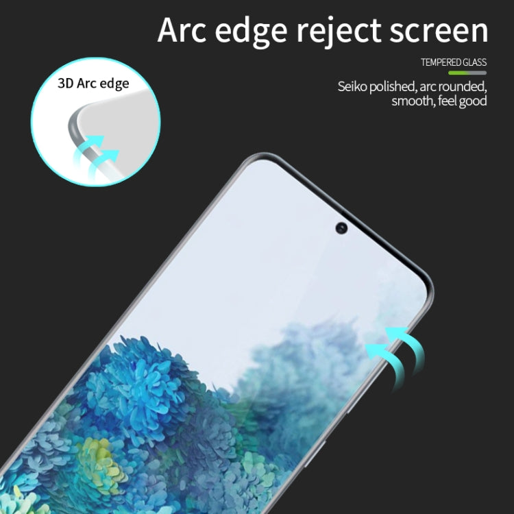 MOFI 9H 3D Explosion Proof Thermal Bending Full Screen Covered Tempered Glass Film, For Samsung Galaxy S20, For Samsung Galaxy S20 Plus, For Samsung Galaxy S20 Ultra