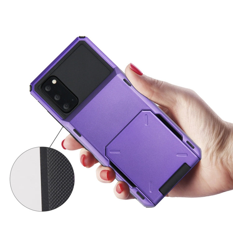 For Galaxy S20 Plus TPU+PC With Card Case  Drop & Shockproof, For Galaxy S20 Plus