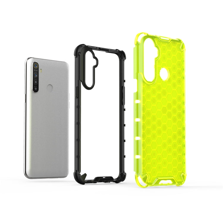 For OPPO Realme C3  Shockproof Honeycomb PC + TPU Case