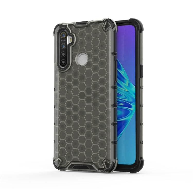 For OPPO Realme 5i  Shockproof Honeycomb PC + TPU Case