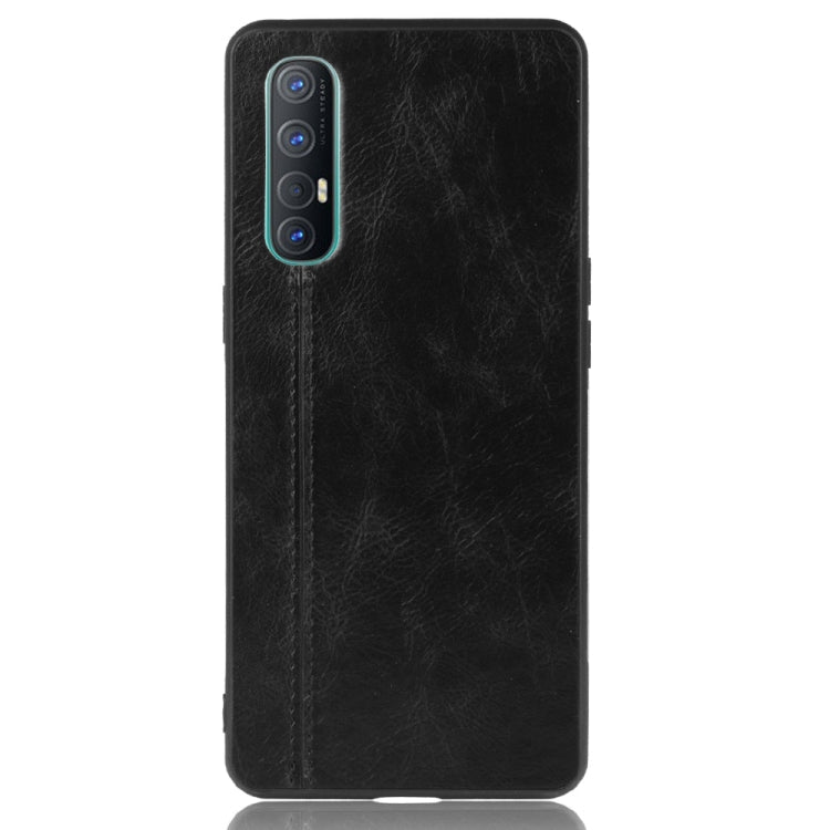 For Oppo Find X2 Neo Shockproof Sewing Cow Pattern Skin PC + PU + TPU Case
