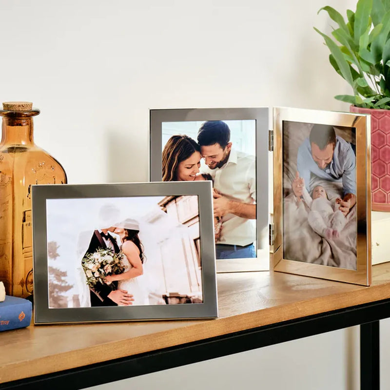 Kenro Symphony Elegant 8x6 Silver Plated Photo Frame