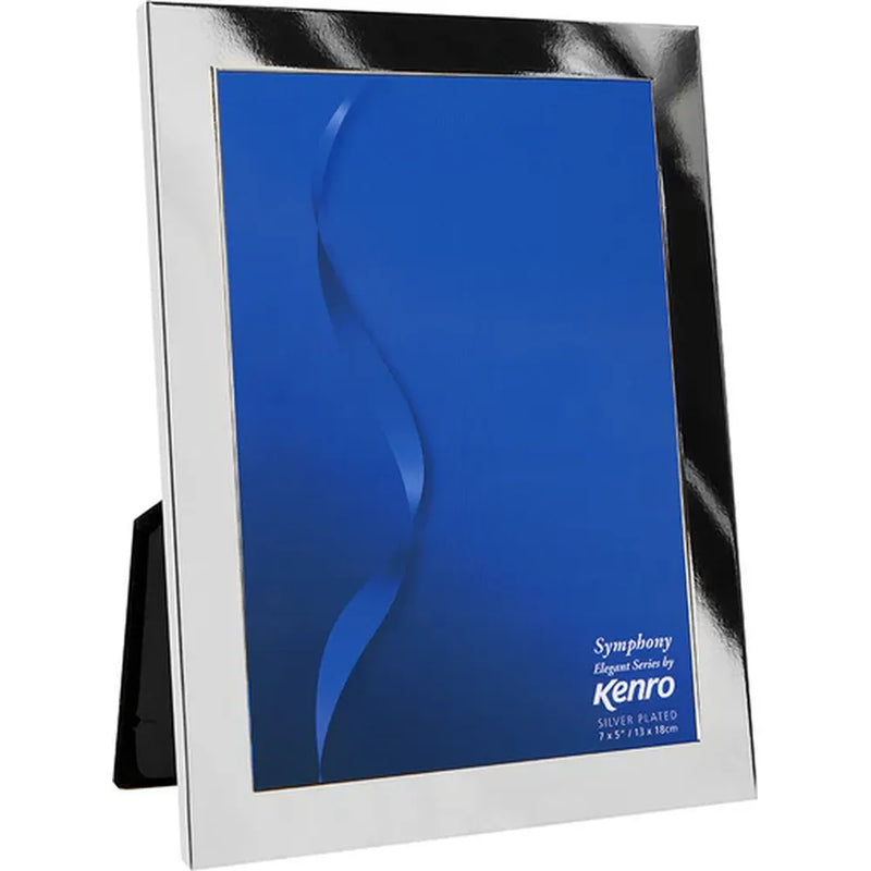 Kenro Symphony Elegant 8x6 Silver Plated Photo Frame