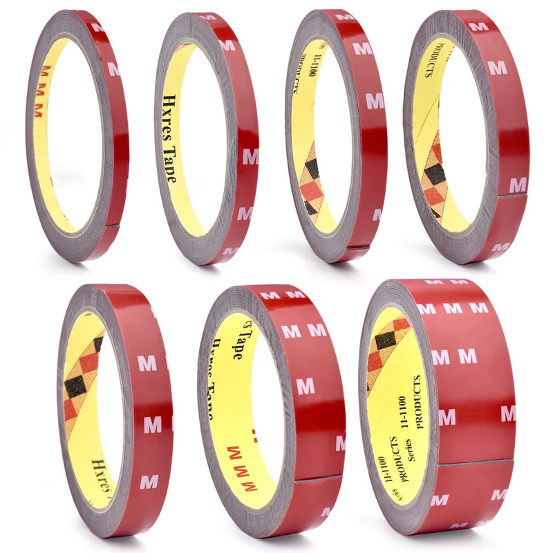 3Meters Strong Double Sided Adhesive Tape With High Viscosity For Automotive Use High Temperature Resistant Fixed Adhesive Patch